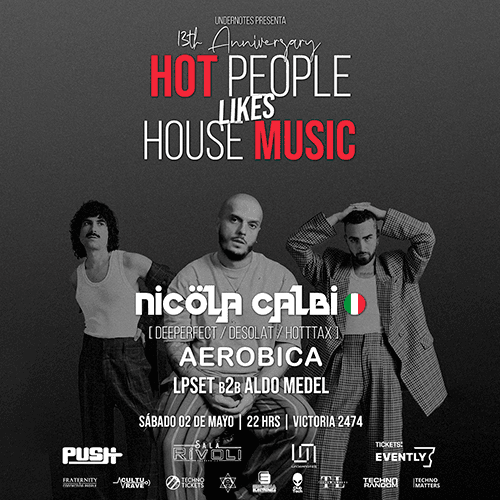 Undernotes presenta Nicola Calbi (ITA) + Aerobica - Sala Rivoli Valparaiso  image}